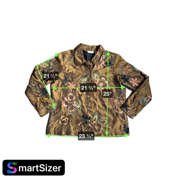 Vintage Laura Ashley Jacket Womens‎ Embroidered Floral M Boho Gypsy Hippie Light - Picture 2 of 8